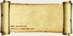 Janko Murganić vizit kartica